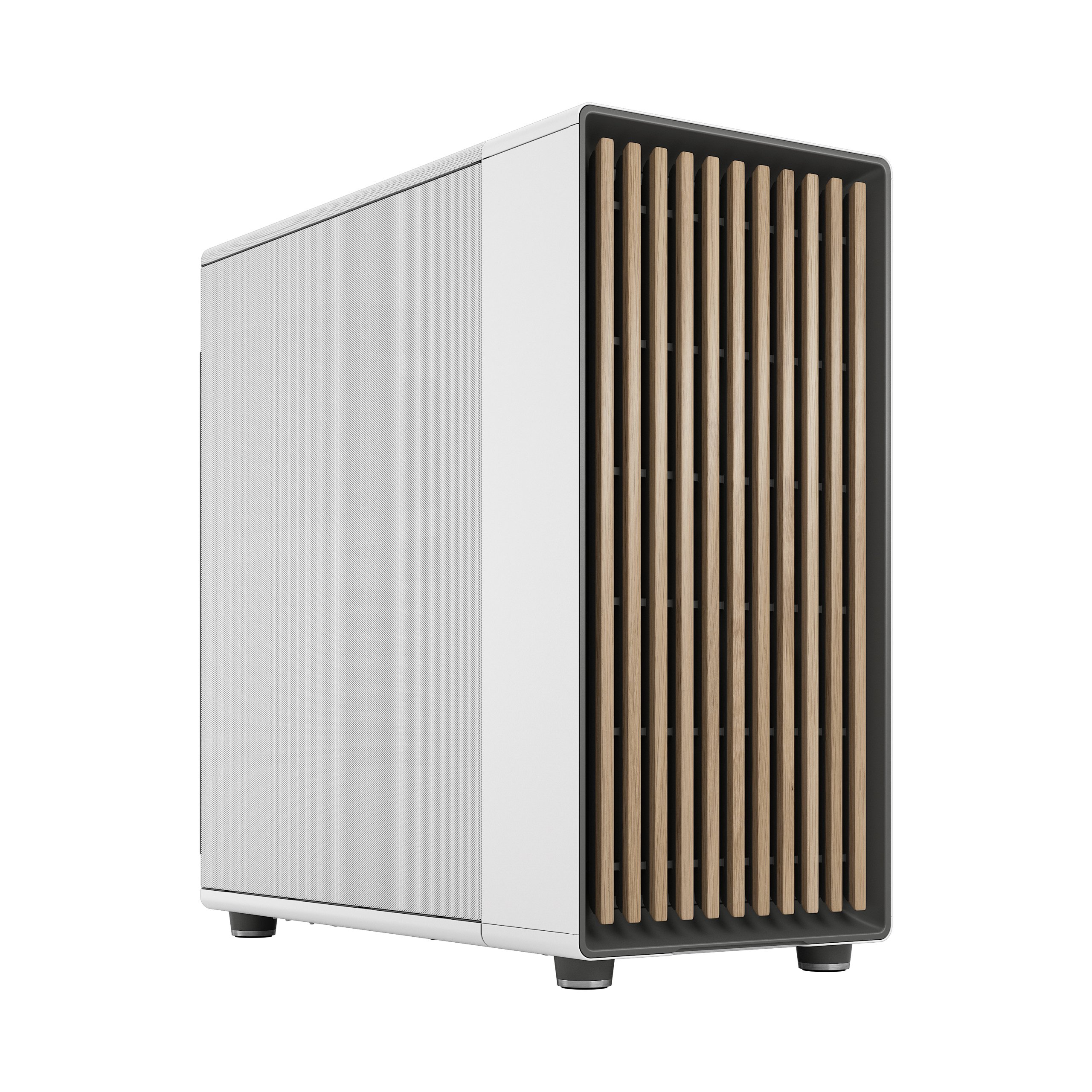 Корпус ПК без блока питания/ Case Fractal Design North XL, Full-Tower, 3x140mm, 2xUSB-A 3.2 + 1xUSB 3.2 Type-C E-ATX, ATX, mATX, mITX Wood panel, Chalk White (FD-C-NOR1X-03)