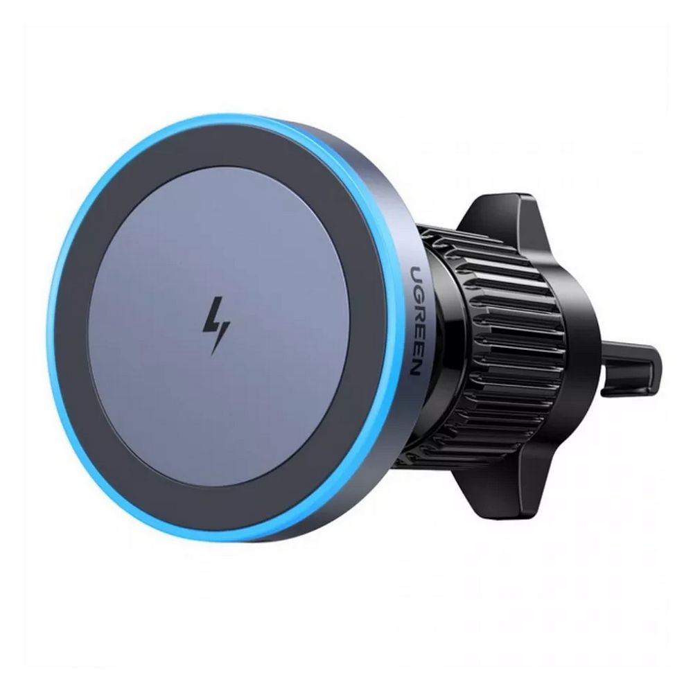 Автомобильное зарядное устройство на решетку вентиляции UGREEN W525 (35029) Magnetic Car Wireless Charger For Air Vent Mount. Цвет: черный (35029_)