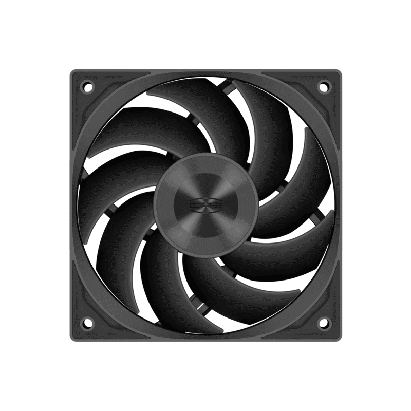Кулер для ПК/ Case Cooler PCCooler F5R120 BK 3IN1 (120x120x25mm, 4-pin PWM, 46CFM, 26.88dBA, 1800RPM, Black, 3pcs)
