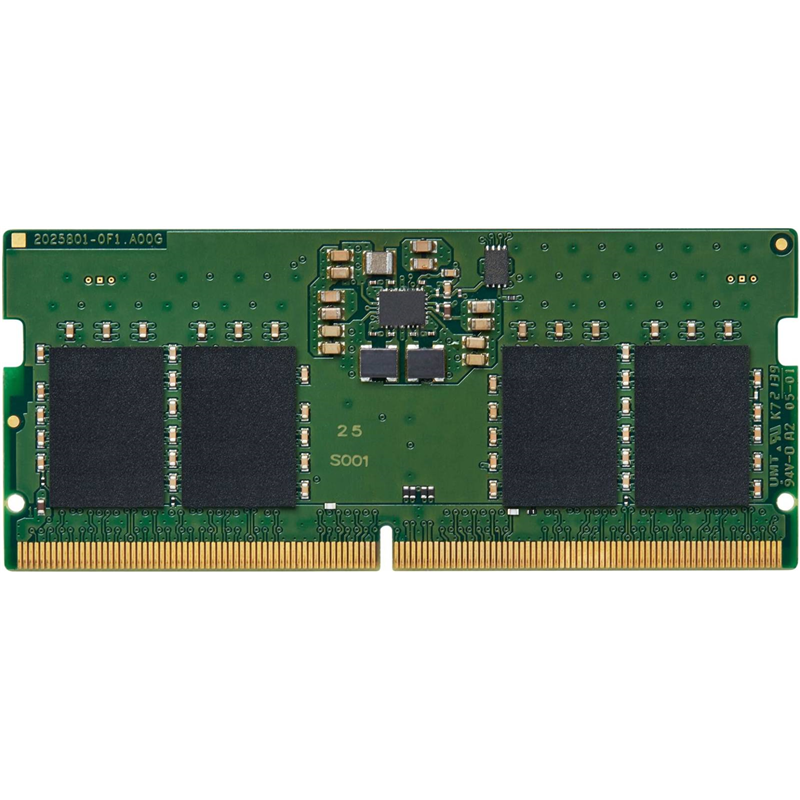 Kingston DDR5 16GB 4800MT/ s SODIMM CL40 1RX8 1.1V 262-pin 16Gbit (KVR48S40BS8-16)