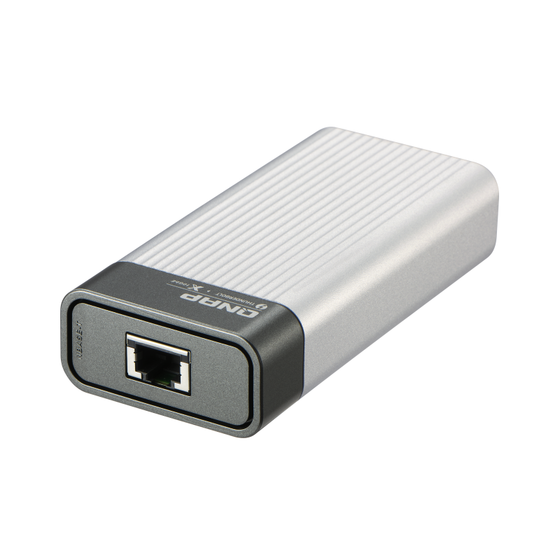 Плата расширения/ QNAP QNA-T310G1T Single port Thunderbolt 3 to single port 10GbE NBASE-T RJ-45 adapter, bus powered, 10Gbps; 5Gbps; 2.5Gbps; 1Gbps; 100Mbps