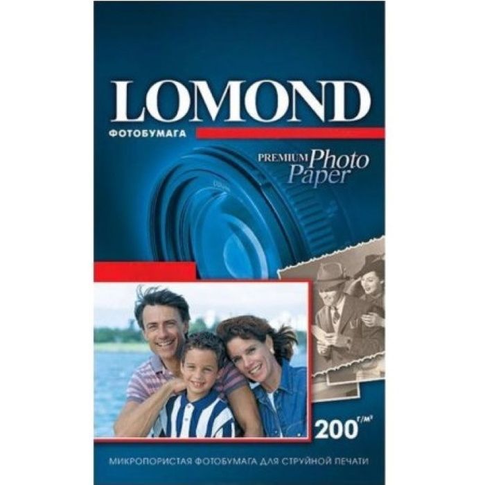 Фотобумага LOMOND для струйной печати 200 г/м2 односторонняя Super Glossy Bright 10х15, 750лист.в пач.. (1106203)