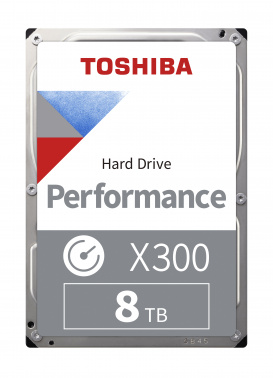 Toshiba Desktop X300 3.5" HDD SATA-III 8TB, 7200rpm, 256MB buffer, 1 year (HDWR480UZSVA)