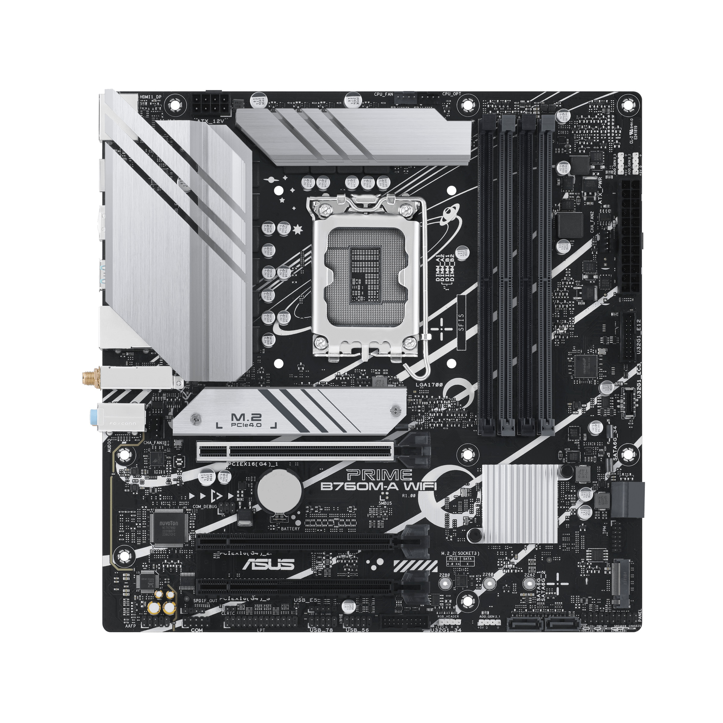 Материнская плата ASUS PRIME B760M-A WIFI / LGA1700,B760,USB3.2 GEN 2,WIFI6,MB (90MB1EL0-M1EAY0)