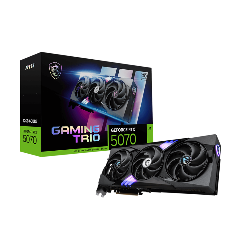 Видеокарта/ GeForce RTX 5070 12G GAMING TRIO OC