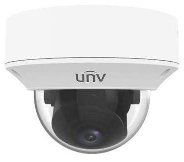 Uniview Видеокамера IP купольная антивандальная, 1/ 2.7" 4 Мп КМОП @ 30 к/ с, ИК-подсветка до 50м., LightHunter 0.002 Лк @F1.2, объектив 2.7-13.5 мм моторизов (IPC3234SS-DZK-I0)