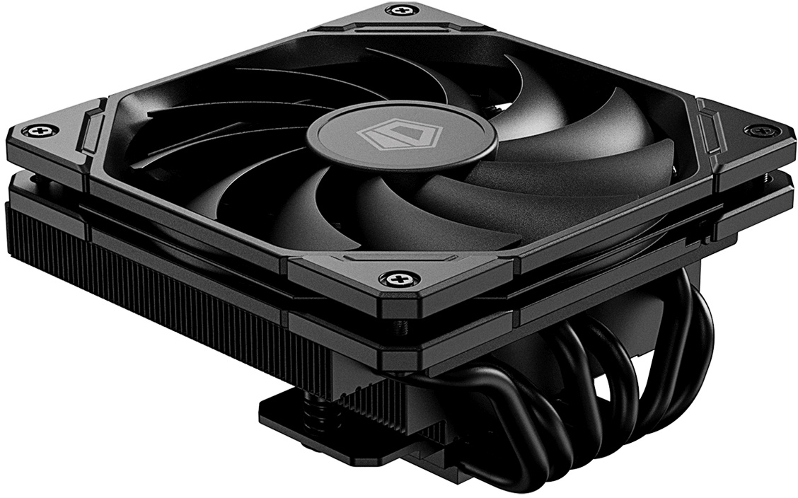 Устройство охлаждения(кулер) ID-Cooling IS-67-XT BLACK Soc-AM5/ AM4/ 1151/ 1200/ 1700 4-pin 16-35dB Al+Cu 150W 500gr Ret