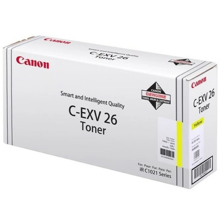 Тонер Canon C-EXV 26Y желтый 6000 страниц для imageRUNNER C1021, C1028 (1657B006)