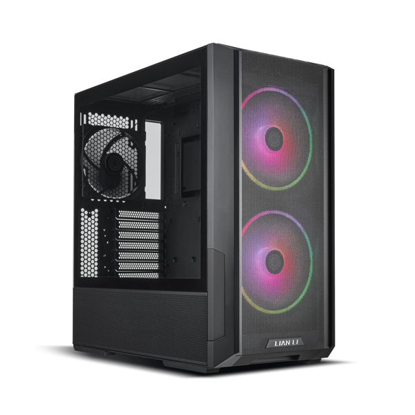 LIAN LI Lancool 216 Black RGB, Medium Case: ATX/ E-ATX/ Micro-ATX/ Mini-ITX, 2xUSB 3.0, 1xUSB Type-C, 1xAudio, Included Fans: 2x160mm ARGB, 1x140mm PWM (G99.LAN216RX.00)