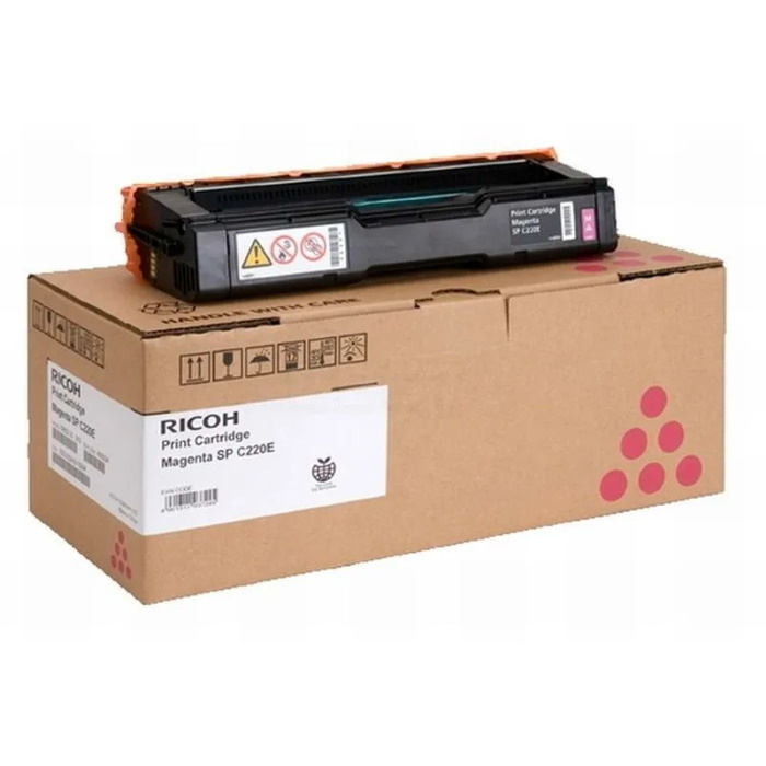 Тонер-картридж Ricoh тип SP C220 малиновый 2000 страниц для Aficio SP C220S/ C221SF/ C222SF/ C220N/ C221N/ C222DN (407644)