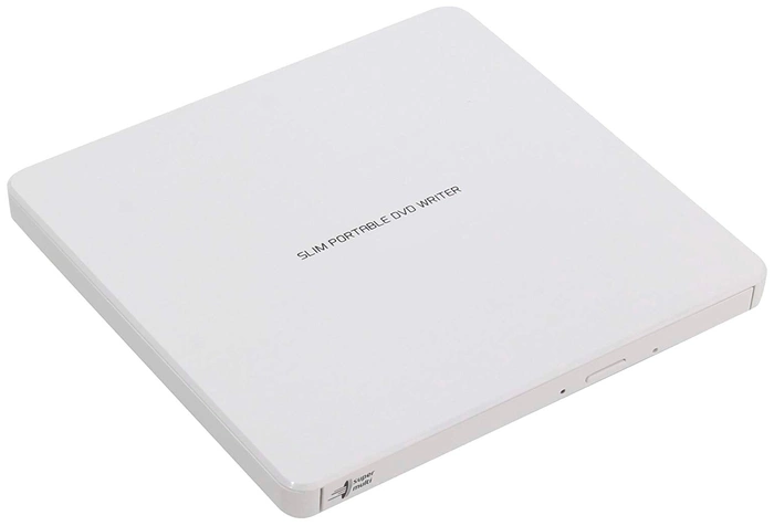 DVD привод LG LG DVD±RW DL External Slim ODD GP60NW60 USB 2.0, DVD±R 8x, DVD±RW 8/ 6x, DVD±R DL 6x, DVD-RAM 5x, GP60NW60 CD-RW 24x, CD-R 24x, DVD-ROM 8x, CD 24x, M-DISC, White, Retail {10}