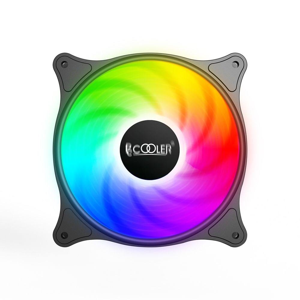 Кулер для ПК/ Case Cooler PCCooler FX-120-3 (120x120x25mm, 3-pin, ARGB, 31.68CFM, 18dBA, 1200RPM, Black)