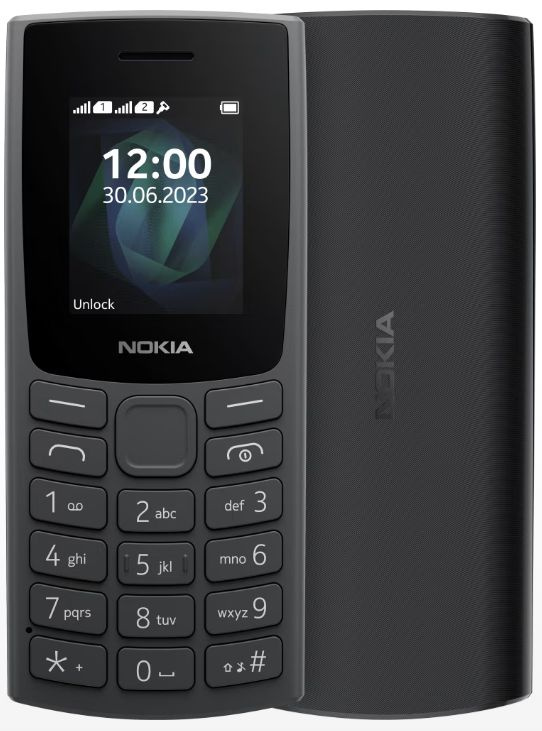 Мобильный телефон Nokia 105 4G DS TA-1551 0.048 серый моноблок 3G 4G 1.8" 120x160 Series 30+ GSM900/ 1800 GSM1900 (1GF018UPA1C01)