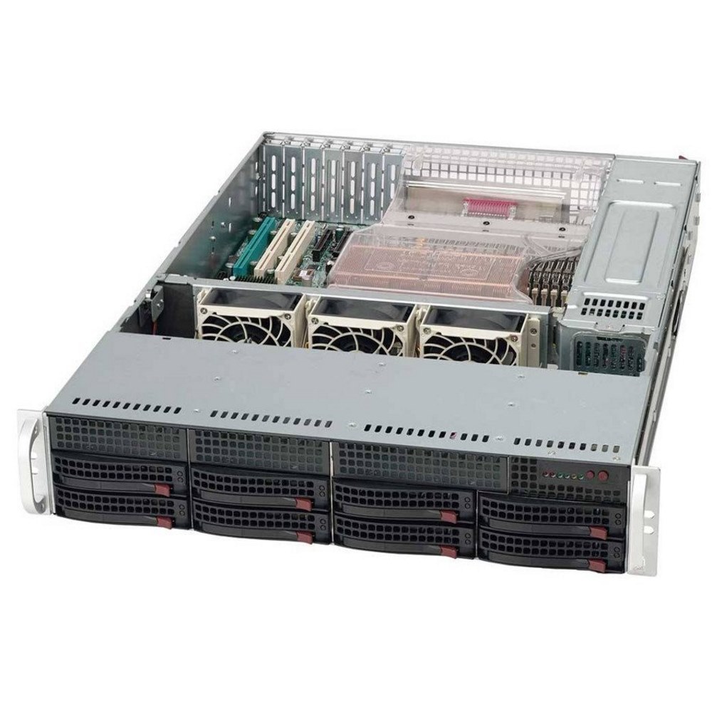 Эскиз Серверный корпус SuperMicro SuperChassis CSE-825TQC-R1K03LPB (CSE-825TQC-R1K03LPB)