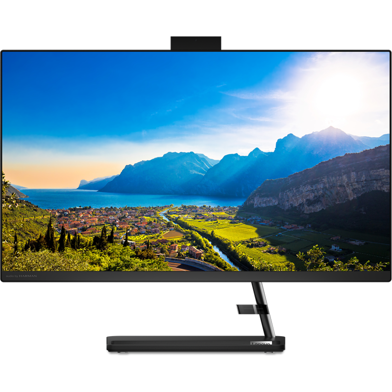 Моноблок/ Lenovo IdeaCentre AIO 3 27IAP7 27"(1920x1080 IPS)/ Intel Core i5 12450H(2Ghz)/ 16384Mb/ 512SSDGb/ noDVD/ Int:Intel UHD Graphics/ Cam/ BT/ WiFi/ war 1y/ 8.82kg/ black/ noOS + RU kbd, mouse USB (F0GJ00PVRU)