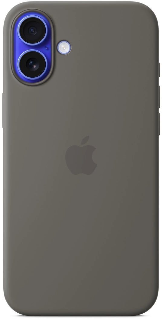 Чехол (клип-кейс) Apple для Apple iPhone 16 Plus Silicone Case with MagSafe серый Stone Gray (MYYC3ZM/ A) (MYYC3ZM/A)