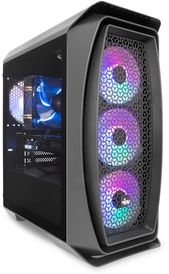 Компьютер IRU Game 315 MT i5 12400F (2.5) 16Gb 1Tb 7.2k SSD512Gb RX 6700XT 12Gb DOS GbitEth 650W черный (2019200)
