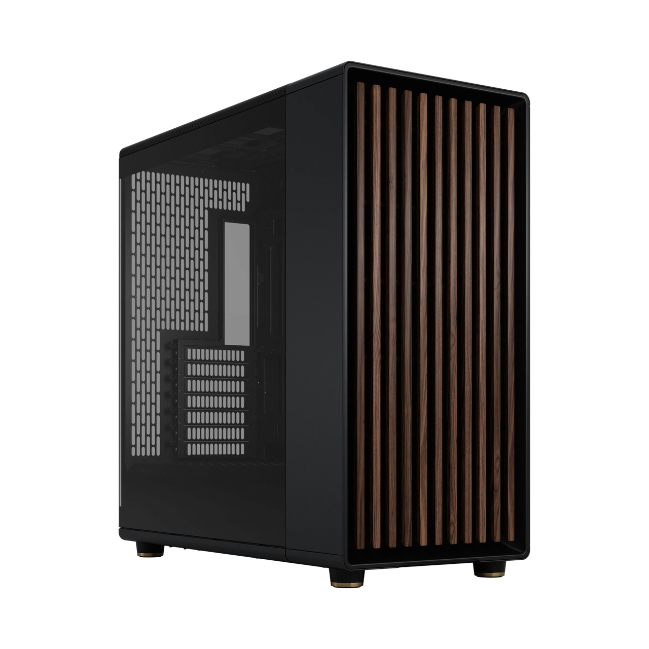 Корпус ПК без блока питания/ Case Fractal Design North XL RC Charcoal TG Dark, Full-Tower, 3x140mm, 2xUSB-A 3.0 + 1xUSB 3.2 Type-C, ATX, mATX, mITX Black (FD-C-NOR1X-05)