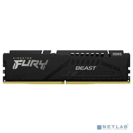 DDR 5 DIMM 32Gb PC41600, 5200Mhz, Kingston FURY Beast Black CL40 (KF552C40BB-32) (retail)