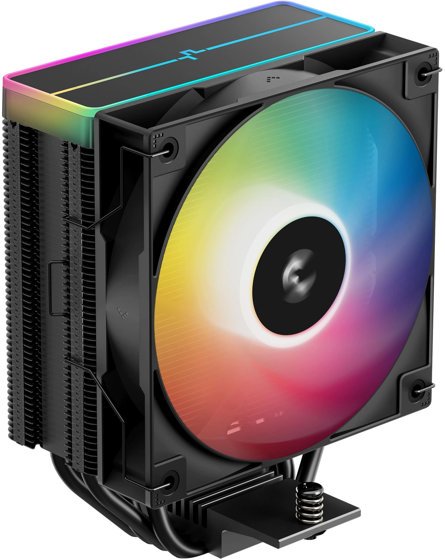 Вентилятор для процессора Deepсool AG400 BK ARGB V2 (Soc 1700/ 115X/ 1200/ 1851/ AM5/ AM4, 120mm, 2100rpm, 31.6 дБ, 220W, PWM 4-pin, Al+Cu) (R-AG400-BKAMMN (R-AG400-BKAMMN-GJD)