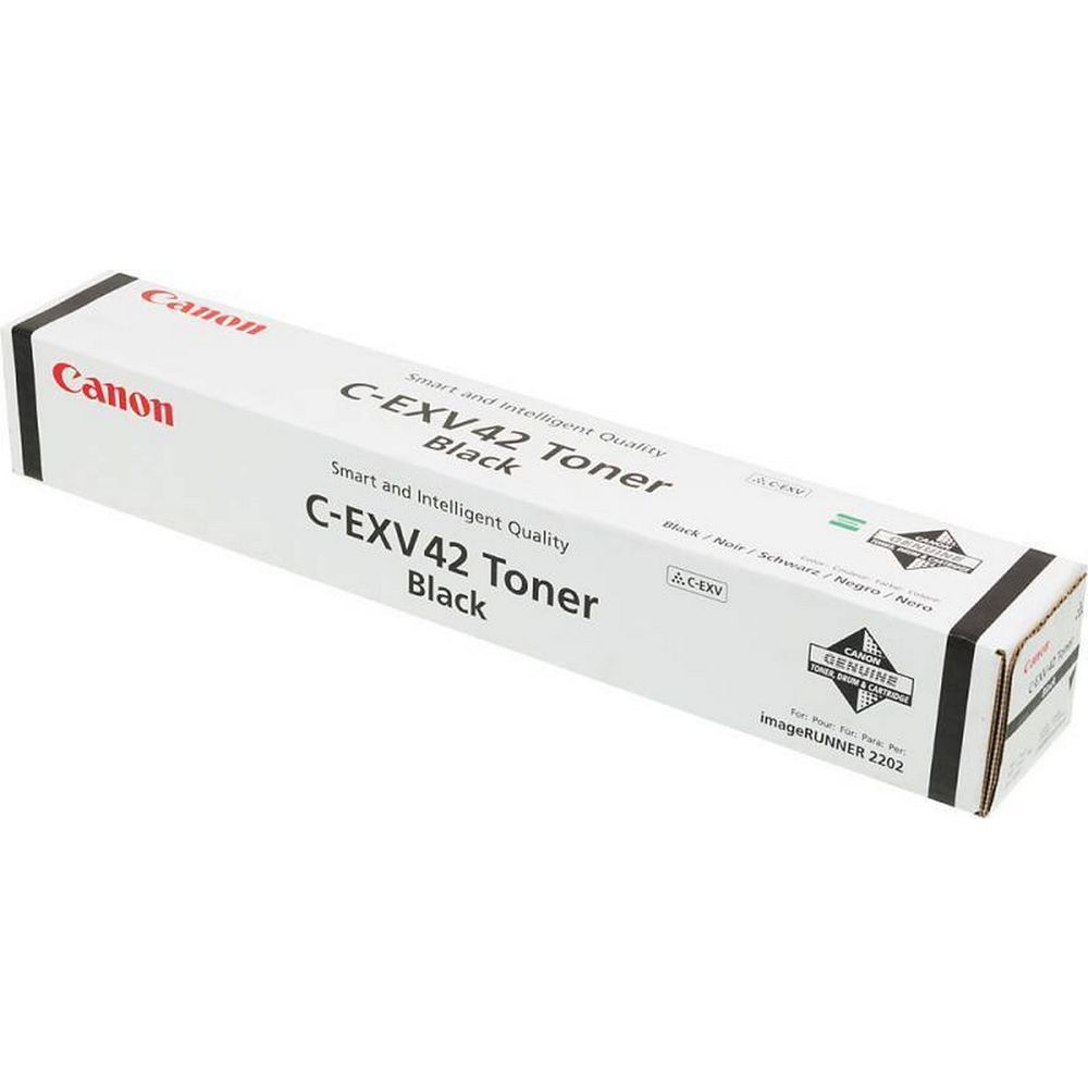 Тонер C-EXV 42 Black (черный) для imageRUNNER 2202/ 2202N/ 2204/ 2204N/ 2204F/ 2206/ 2206N (ISO 10200 стр) (6908B002AA)