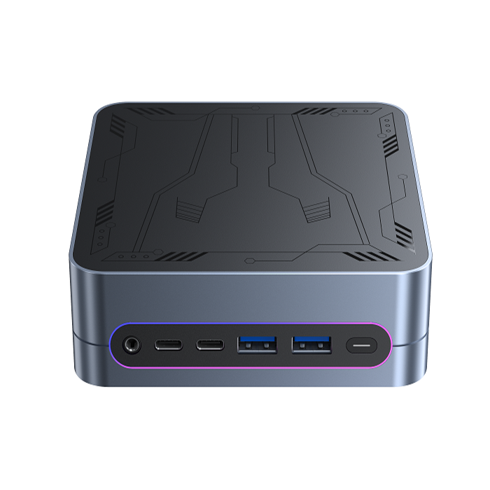 Компьютер/ Chuwi LarkBox S Intel Core i3 1220P(1.5Ghz)/8192Mb/256SSDGb/Int:Intel UHD Graphics/BT/WiFi/war 1y/0.4kg/Gray+Black/Win11Pro + Aluminum alloy + plastic/RAM slot*2/bracket/USB2.0*2/USB3.2*2/Type-C*1/HDMI*1/DP*1/RJ45*2/WIFI5, (CWI605P)