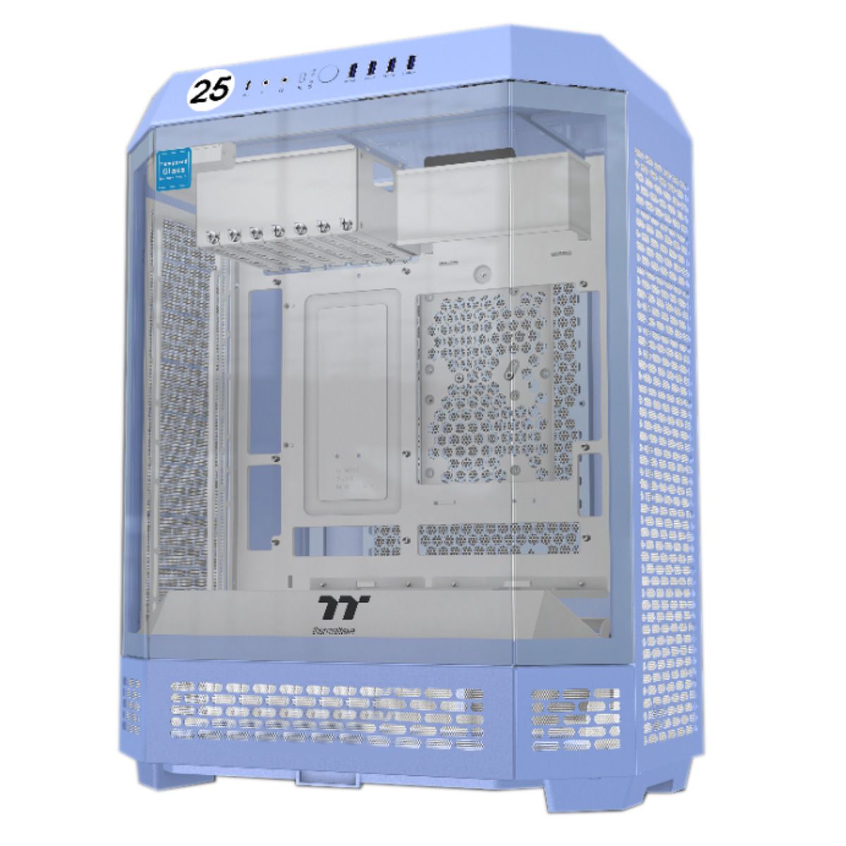 Корпус Thermaltake CA-1Z1-00MFWN-00 Win/SPCC/Tempered Glass*3/CT140 White Fan*2/Color Box/With Screen Metal Panel
