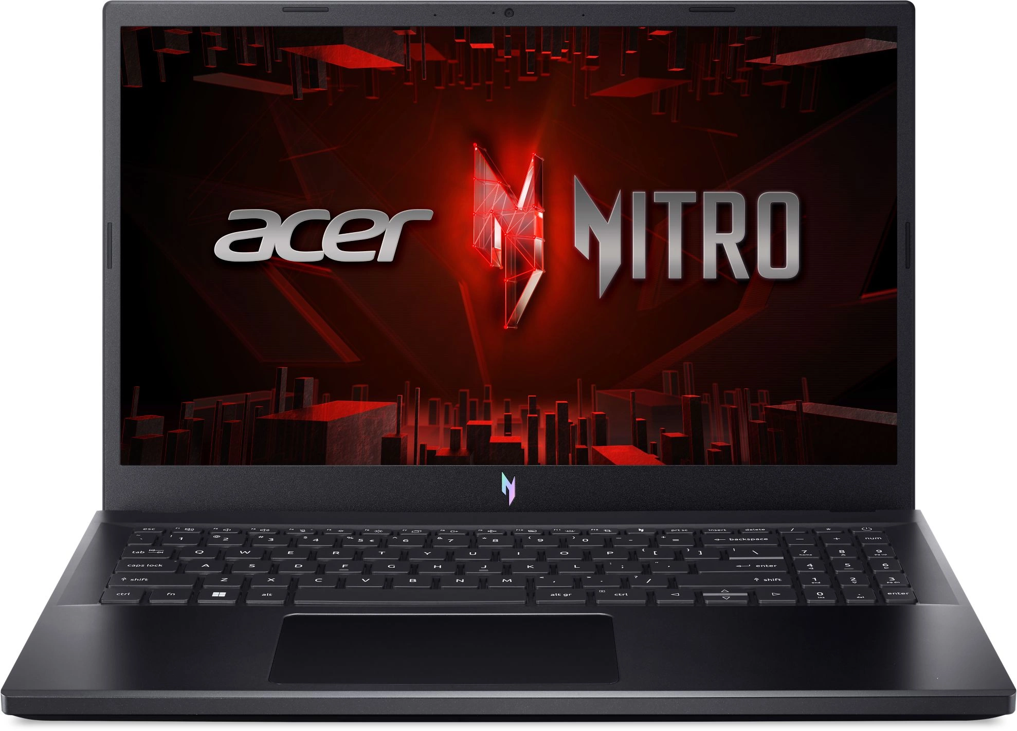 Ноутбук Acer Nitro V 15 ANV15-51-593U Core i5 13420H 16Gb 512Gb SSD RTX 4050 6Gb 15.6" IPS FHD (1920x1080) noOS black WiFi BT (NH.QNBER.003)