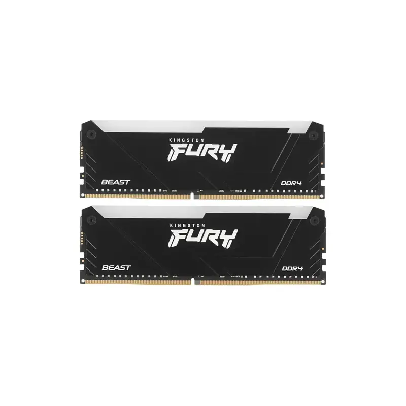 DDR 4 DIMM 64Gb PC28800, 3600Mhz, Kingston FURY Beast Black RGB CL18 (Kit of 2) (KF436C18BB2AK2/64 (retail)