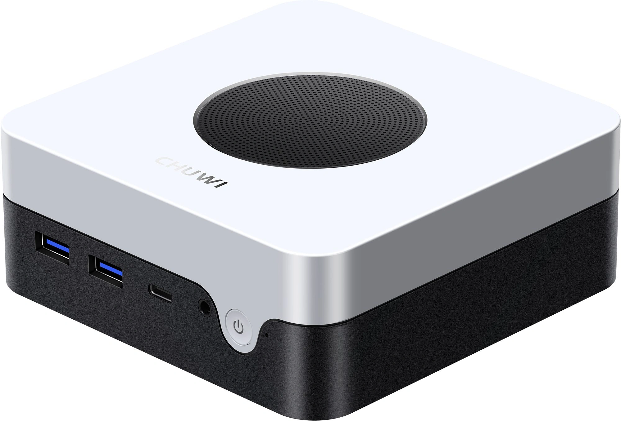 Компьютер Chuwi LarkBox X i3 1220P (1.5) 8Gb SSD256Gb UHDG Windows 11 Pro 2xGbitEth WiFi BT 65W черный/ белый (2146778) (2146778#MLN)