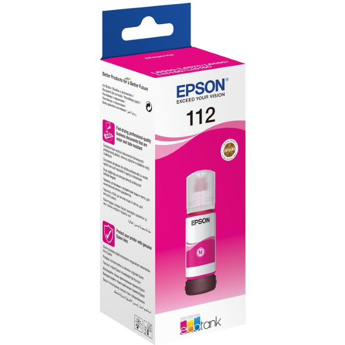 Контейнер с чернилами Epson T06C34A пурпурный 6000 стр для L15150/ L15160 (C13T06C34A)