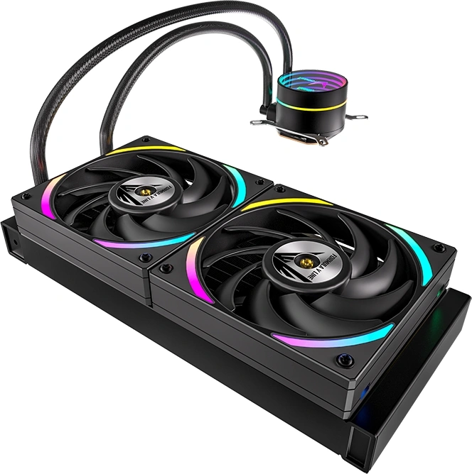 Система водяного охлаждения Formula Oasis L240 ARGB Soc-AM5/AM4/1200/2066/1700/1851 черный 4-pin 1-27.2dB Al+Cu 310W Ret (OASIS L240 ARGB BK)
