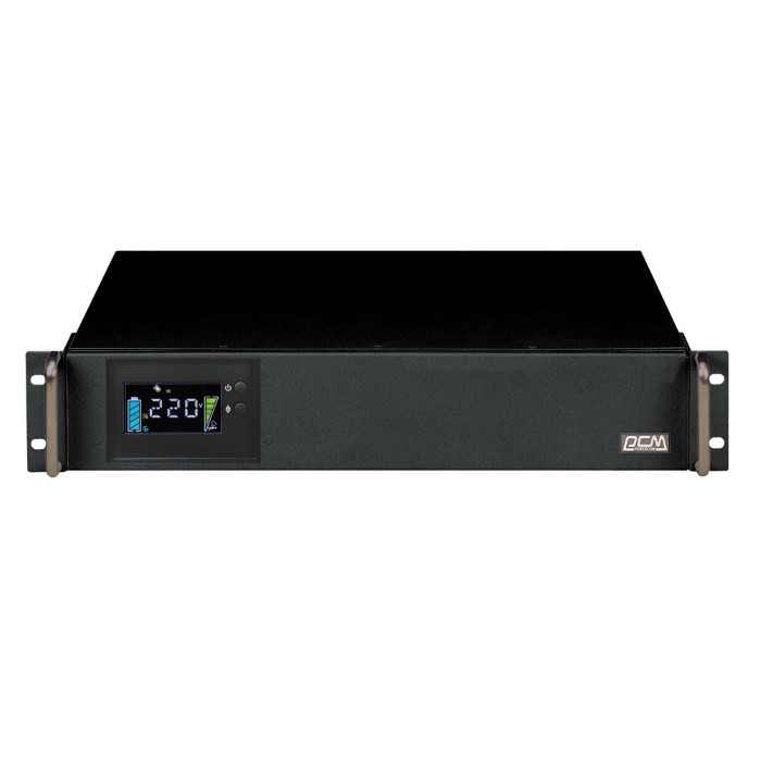 Источник бесперебойного питания Powercom King Pro RM KIN-1500AP LCD 1500VA/ 1200W, RS-232 AVR, rack-mount, 2U