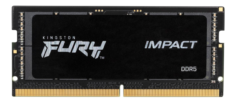 Память оперативная/ Kingston 16GB 5600MT/s DDR5 CL40 SODIMM FURY Impact PnP (KF556S40IB-16)