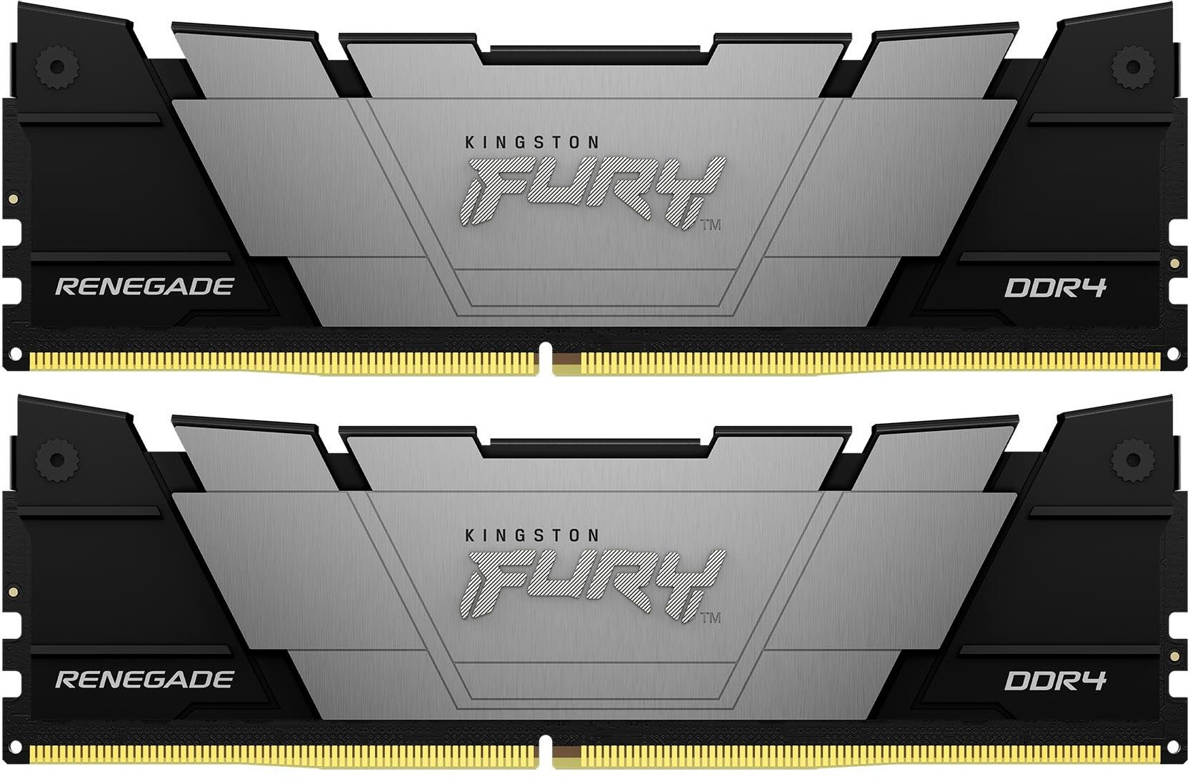 Память DDR4 2x8GB 3200MHz Kingston KF-432C16RB2K2/ 16 Fury Renegade Black RTL Gaming PC4-25600 CL16 DIMM 288-pin 1.35В kit single rank с радиатором Ret (KF-432C16RB2K2/16)