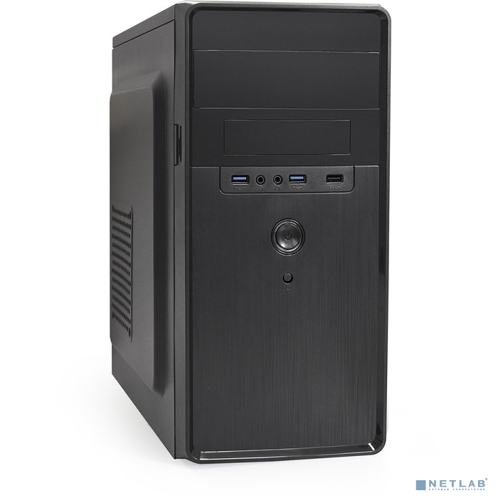 Exegate EX286429RUS Корпус Minitower ExeGate BA-309U2 (mATX, без БП, 1*USB+2*USB3.0, HD аудио, черный)