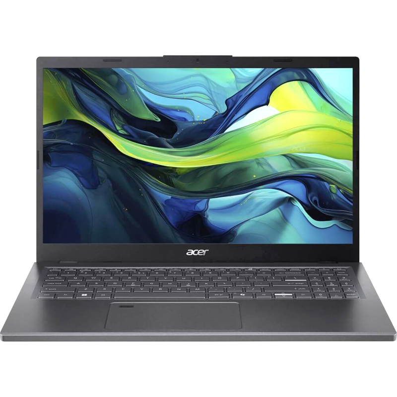 Ноутбук/ ACER Aspire 15 A15-51M-59VN 15.6"(1920x1080 (матовый) IPS)/Intel Core 5 120U(1.4Ghz)/8192Mb/512PCISSDGb/noDVD/Int:UMA/Cam/BT/WiFi/50WHr/war 1y/1.8kg/Iron/noOS (NX.KXTCD.001)