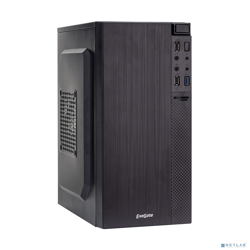 Exegate EX277805RUS Корпус Minitower BAA-104U Black, mATX, , 2*USB+1*USB3.0, Audio