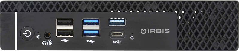 Компьютер IRBIS Smartdesk mini PC i5-12400(6C/ 12T - 2.5Ghz), 16GB DDR4, 512GB SSD M.2, Intel UHD, 1xHDMI, 2xDP, , 1xUSB Type-C, 9xUSB Type-A, USB KB+Mouse, fTPM, DOS 1Y (SDCS5003HA)