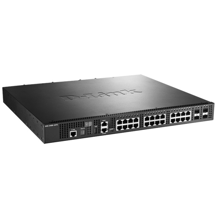 Картинка Коммутатор D-Link DXS-3400-24TC/A1ASI (DXS-3400-24TC/A1ASI) 