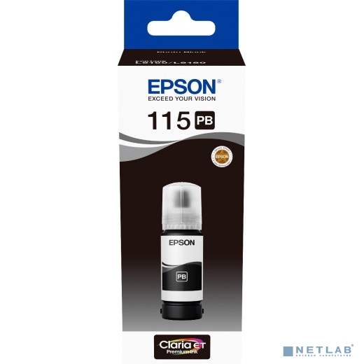 Чернила/ Epson 115 EcoTank Photo Black ink bottle (C13T07D14A)