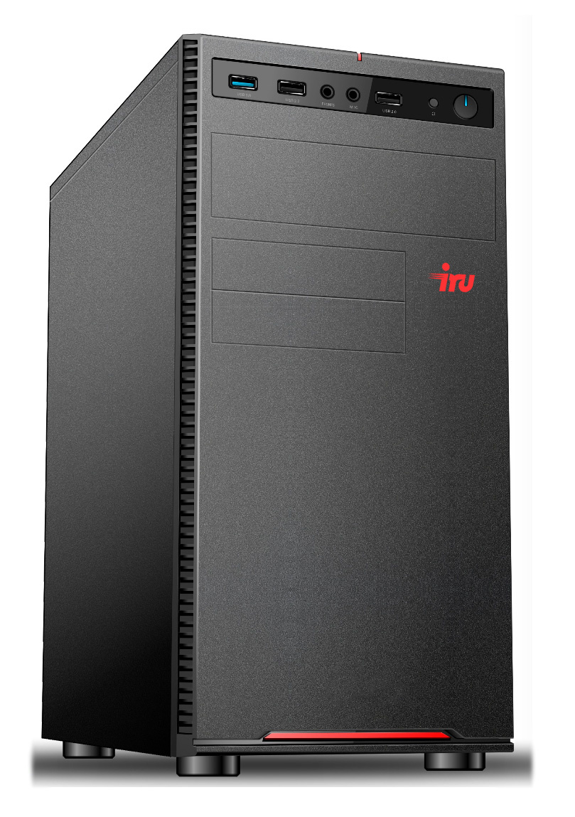ПК IRU Home 510B5SE MT i5 11400 (2.6) 8Gb SSD240Gb UHDG 730 FreeDOS GbitEth 400W черный (1927291)