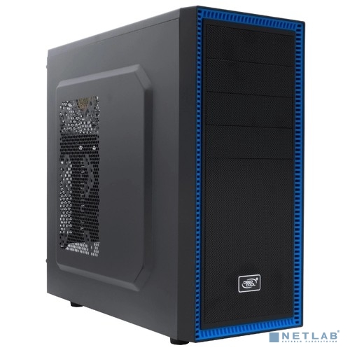 корпус Deepcool TESSERACT BF (one black fan) без БП, черный, ATX