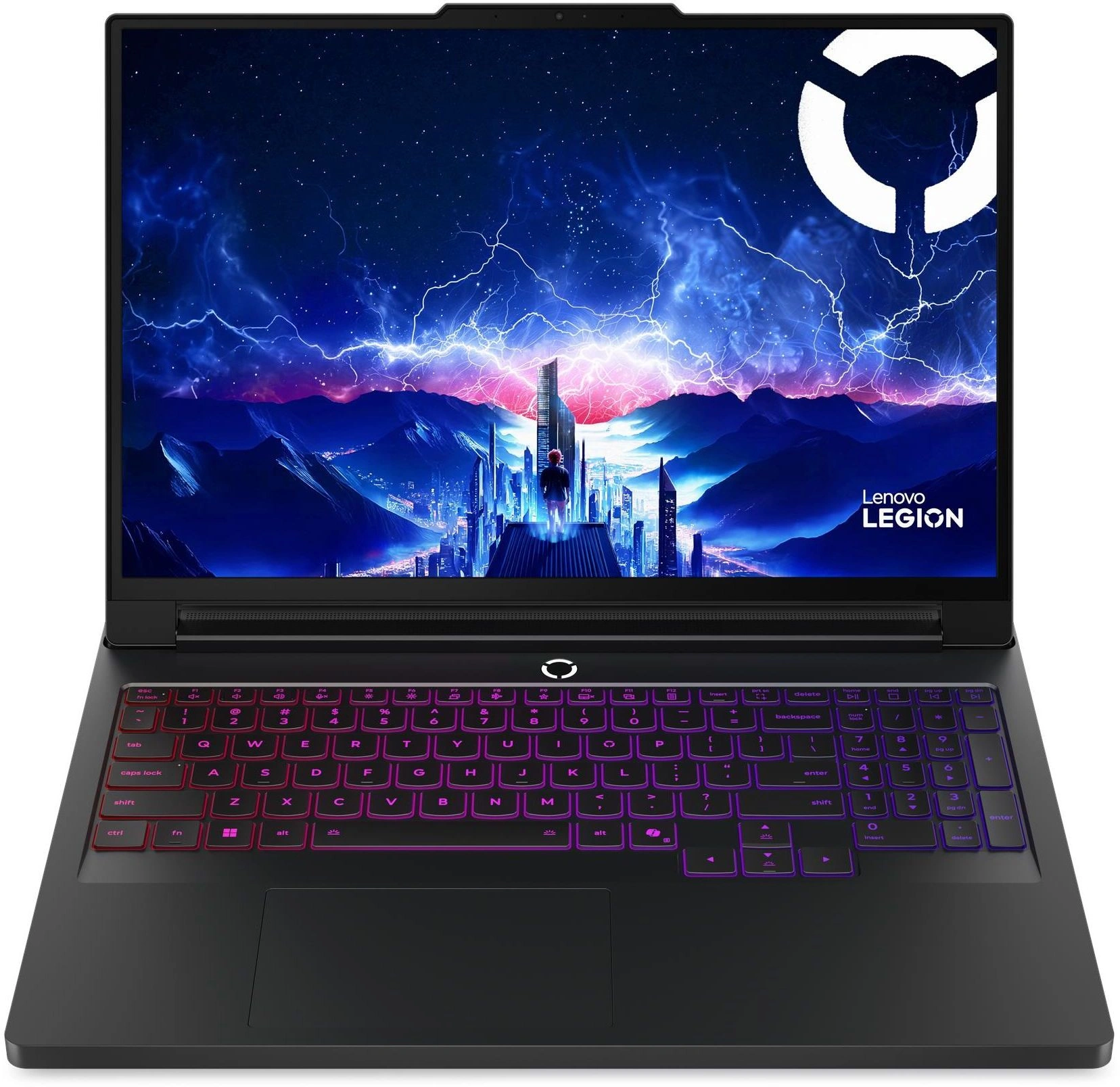 Ноутбук Lenovo Legion Pro 7 16IAX10H Core Ultra 9 275HX 32Gb SSD1Tb NVIDIA GeForce RTX5080 16Gb 16" OLED WQXGA (2560x1600) Windows 11 Home black WiFi BT Cam (83F50029RK)