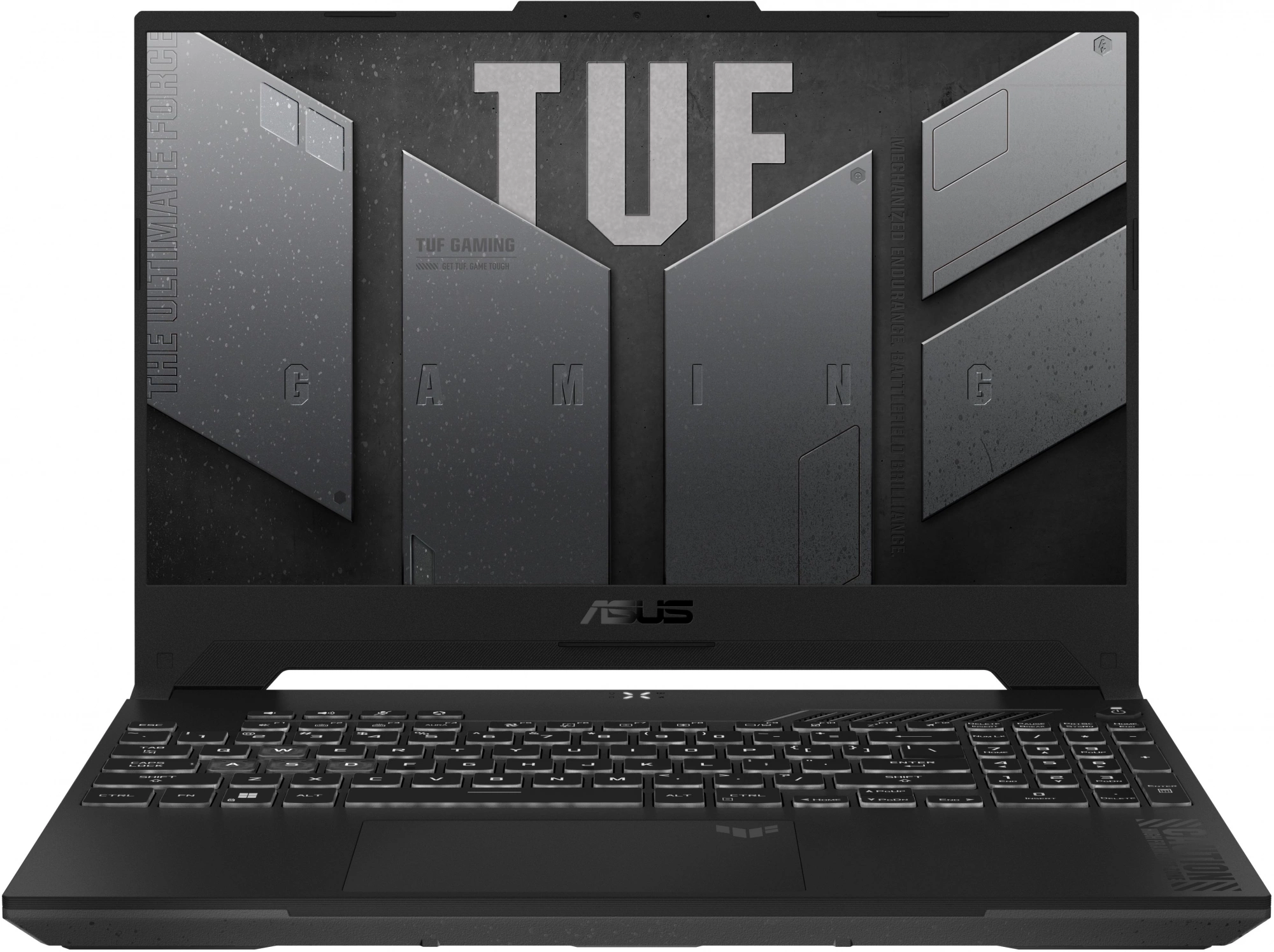 Ноутбук Asus TUF Gaming F15 FX507ZC4-HN145 Core i5 12500H 16Gb SSD512Gb NVIDIA GeForce RTX 3050 4Gb 15.6" IPS FHD (1920x1080) без ОС grey WiFi BT Cam (90NR0GW1-M00B60)