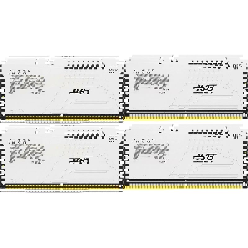 Память оперативная/ Kingston 64GB 5600MT/s DDR5 CL36 DIMM (Kit of 2) FURY Beast White EXPO (KF556C36BWEK2-64)