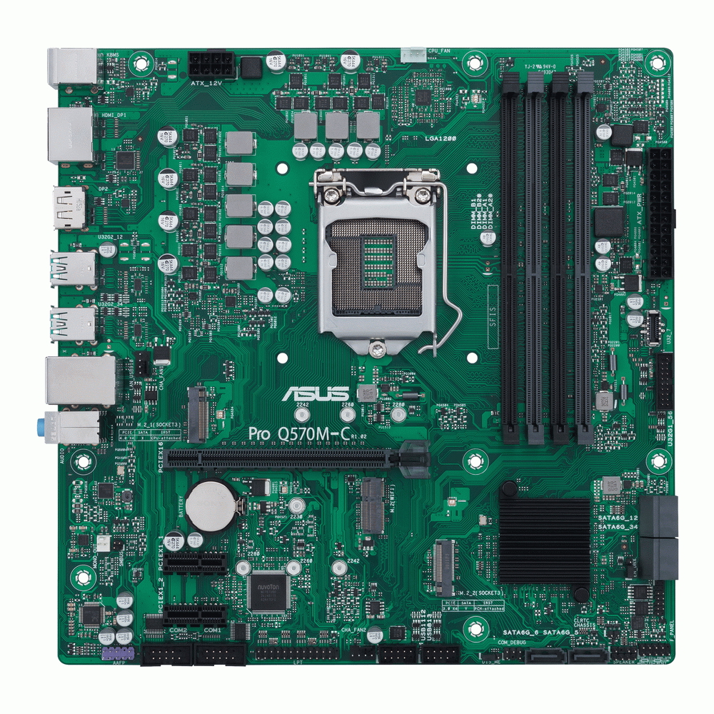 Материнская плата/ PRO Q570M-C/CSM (90MB1700-M0EAYC)