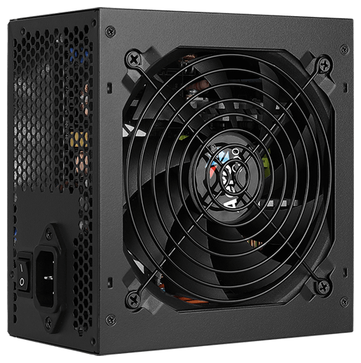 Aerocool 500W Retail KCAS PLUS 500W ATX12V Ver.2.4, 80+ Bronze, fan 12cm, 550mm cable, 20+4P, 4+4P, PCIe 6+2P x2, PATA x4, SATA x7