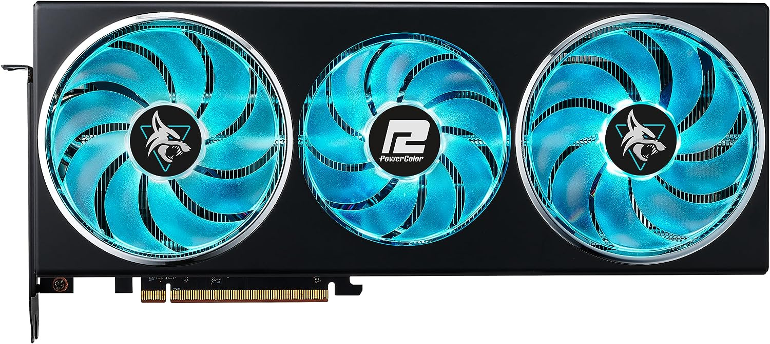 Видеокарта PowerColor PCI-E 4.0 RX7700XT 12G-L/OC AMD Radeon RX 7700XT 12Gb 192bit GDDR6 2226/18000 HDMIx1 DPx3 HDCP Ret