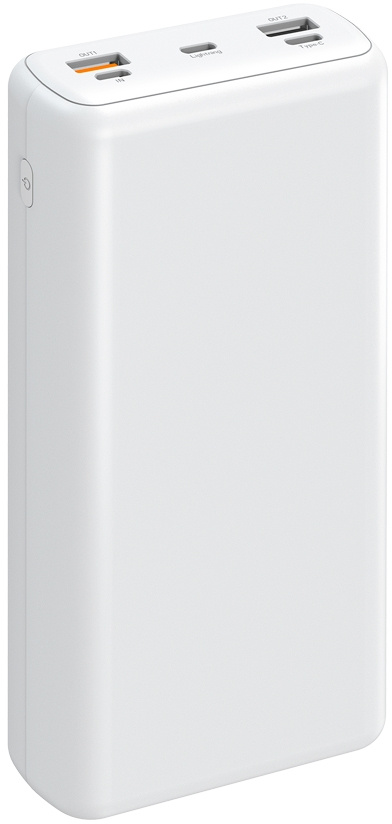 Мобильный аккумулятор TFN Solid PB-283 30000mAh QC/PD 20W 3A 3xUSB-A/USB-C белый (TFN-PB-283-WH)